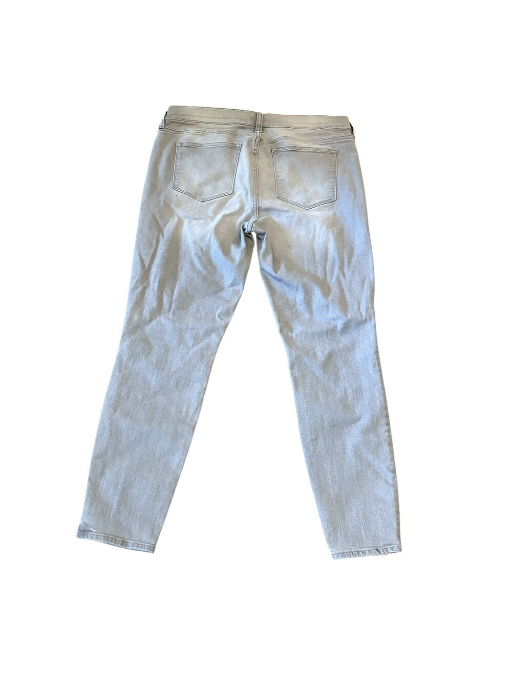 J.Crew Stretch Gray Skinny Jeans Womens 31x28 Mid Rise Light Wash Denim - Picture 2 of 5